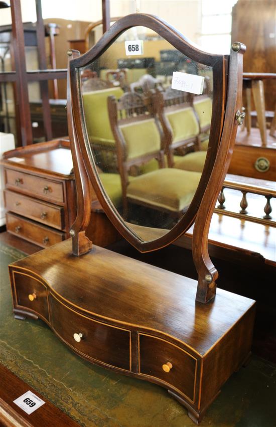 Regency toilet mirror